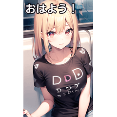 D女子は電車に乗る