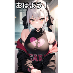 銀髪ロック女子は電車で行く