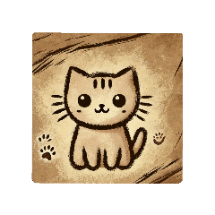 Cave Art Kitten 2