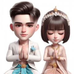 Couple Blessing Worship