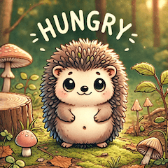 Adorable Hedgehog Stickers