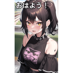 汗かきロック女子は電車に乗る