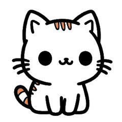 A cute cat Sticker by Nobuki