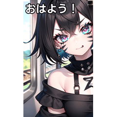 Zペイント女子は電車に乗る