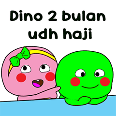 Dino cadel vilal - Stiker LINE | LINE STORE