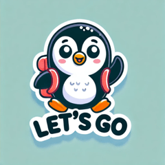 Silly Penguin Stickers@SFW