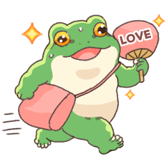 Japanese tree frog Sticker 18