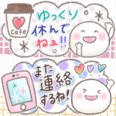 しろにこ③省スペ❤️1番使う添えたい一言