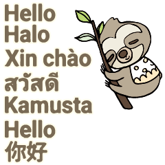 SEA Southeast Asia language sloth