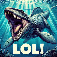 Cool Mosasaurus Stickers