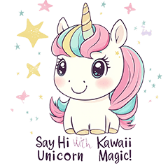 Kawaii Unicorn Hugs & Hellos