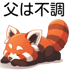 From father to family, Red Panda Daddy