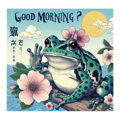 good morning frog