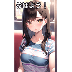 ボーダー女子は電車に乗る