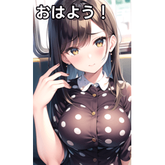 ポルカドット女子は電車で行く