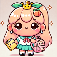 Peach Princess Going to School