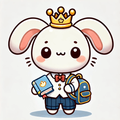 Rabbit Prince Going to School