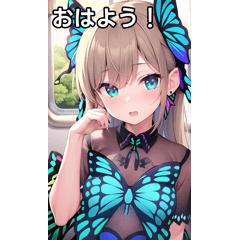 チョウ女子は電車に乗る