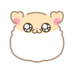 Putting djungarian hamster sticker4