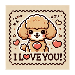 Toy Poodle's "Daily Greetings " 1