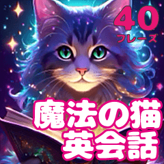 English Conversation magic cat 40Phrases