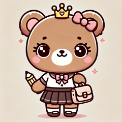 Bear Princess Going to School