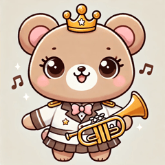 Bear Princess in the Brass Band