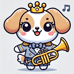 Dog Princess in the Brass Band