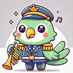 Parrot Prince in the Brass Band