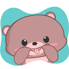 Baby bear : Animated Stickers