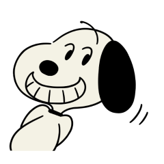 【英文】Animated Snoopy Retro Stickers