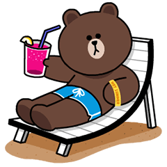 LINE Characters - Happy Vacations
