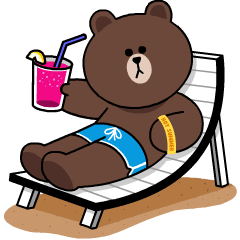 LINE Characters ★ Happy Vacations