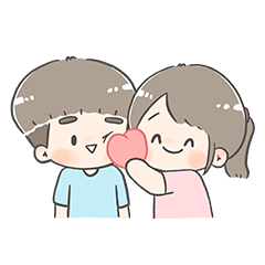 啾啾噗噗 - 情勒很鬧但還是戀愛了篇 – LINE貼圖 | LINE STORE