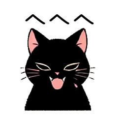 Witch's Black Cat Sticker