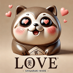 Charming Tanuki Expressions