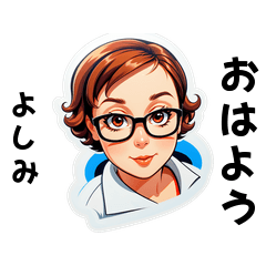 yoshimi-san's sticker by Tsukusuta 4xba