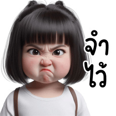 Cute chubby little girl – LINE stickers | LINE STORE