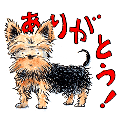 sticker of Yorkie