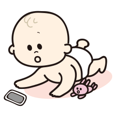 Easy to use baby LINE stickers_For girls