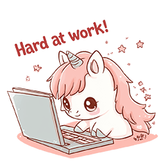 Busy Unicorn: Office Life