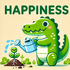 Gardening Crocodile Emotions