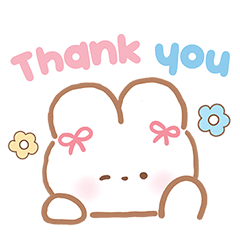 Sweet Rabbit - Caring words – LINE stickers | LINE STORE