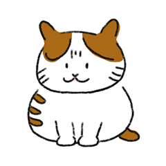 もっちりまんまるねこ