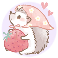 Delicious Stickers (Fluffy Hedgehog)