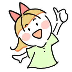 daily sticker -the little girl-