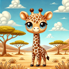 Cute Giraffe Stickers!!