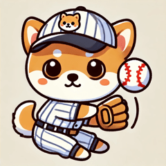 Cute Shiba Inu Baseball LINE Stickers!