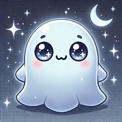 Cute Ghost Stickers!!