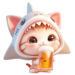 Cute Shark Cat - (Taiwan) 2